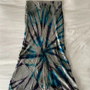 Free People tie dye maxi skirts